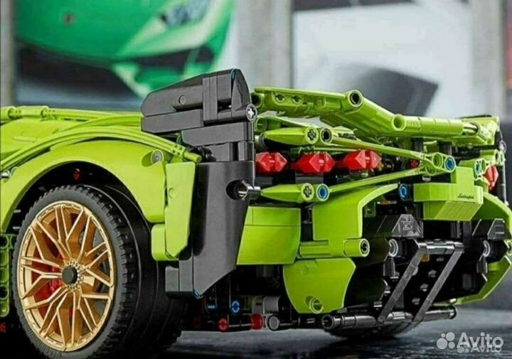 Конструктор lamborghini sian fkp37 3696 деталей