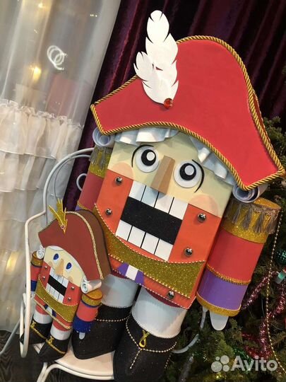 Щелкунчик, игрушка, декорация, 80см