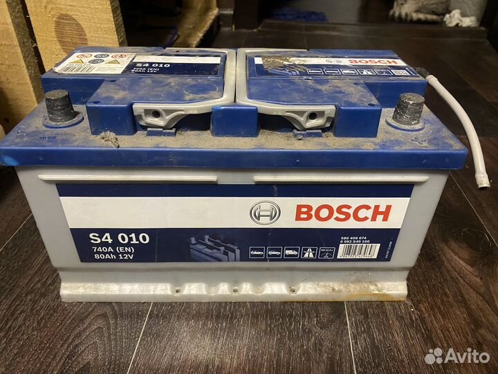 Аккумулятор bosch 80Ah 740A S4 010