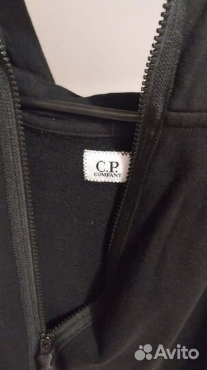C.P company Black Goggle зип худи