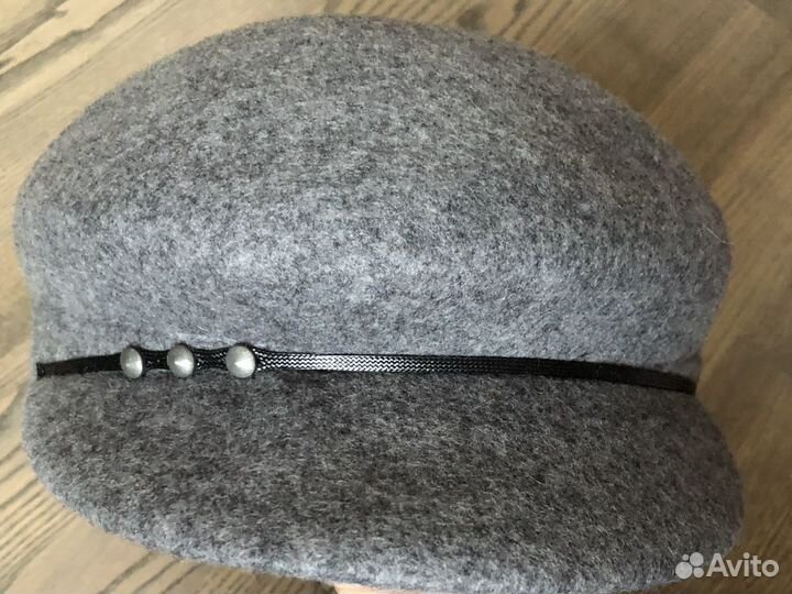 Кепка берет женская шапка убор шерсть новая