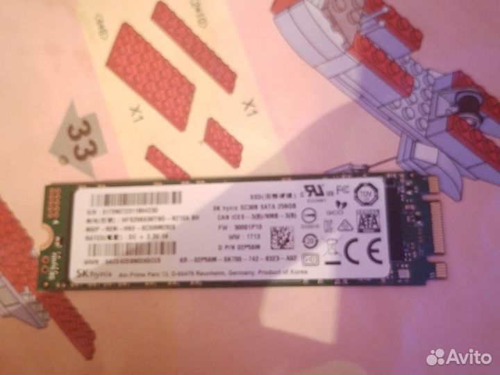 Ssd m2 SATA 256gb hynix