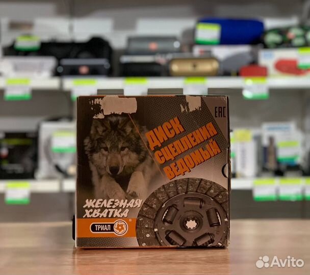 Диск сцепления ведомый триал на renault logan 1,4