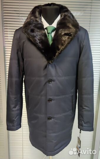 Куртка зимняя мужская мех норки