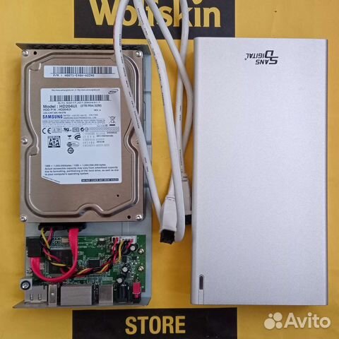 Sans Digital towerstor + Samsung hd204ui 2тб