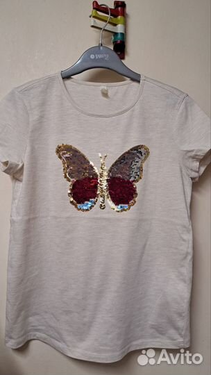 Футболка с паетками