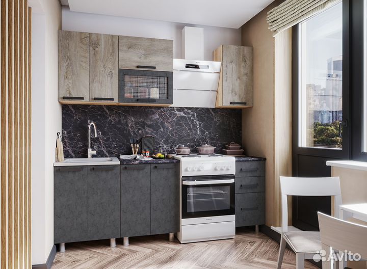 Кухонный гарнитур Контемп готовое решение