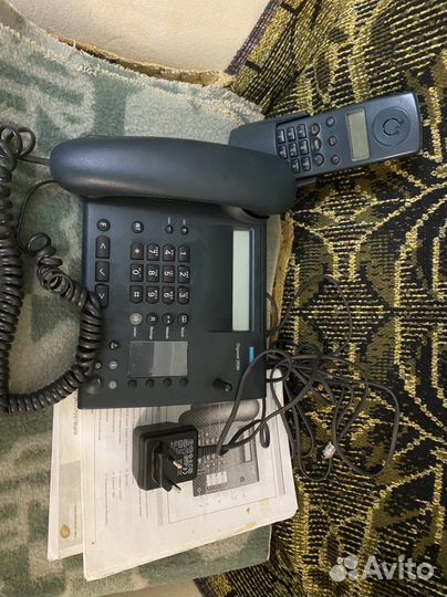 Стационарный телефон с доп трубкой