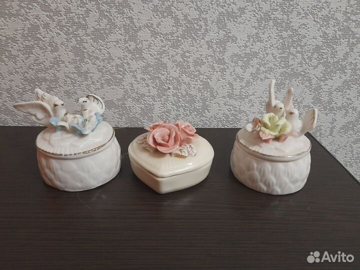 Шкатулки фарфор СССР
