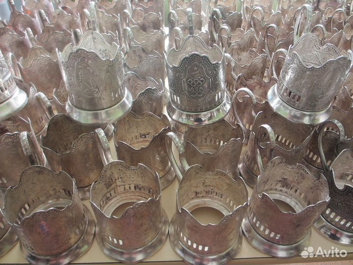 Подстаканники Ссср. Много. Опт. розница (мельхиор)