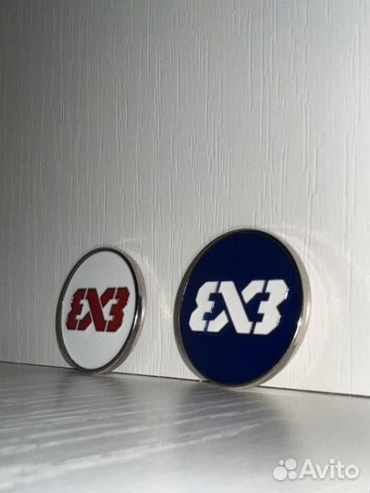 Монета fiba баскетбольная 3х3