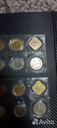 Годовые наборы монет СССР 1989г.,1890г