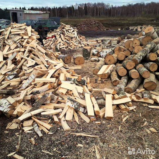 Дрова колотые с доставкой 4-куба