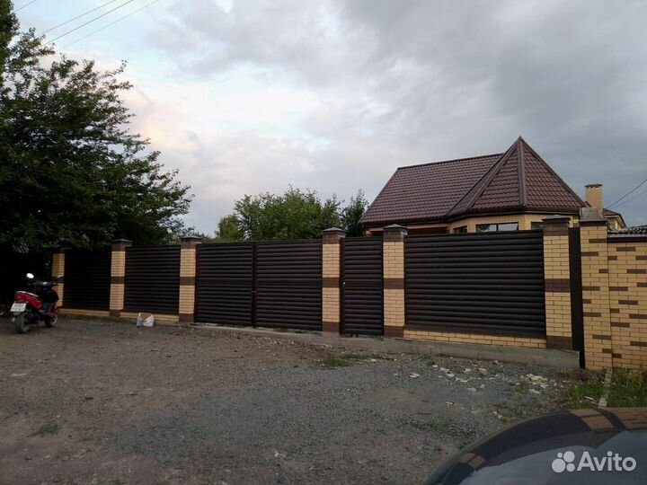 Забор жалюзи под ключ