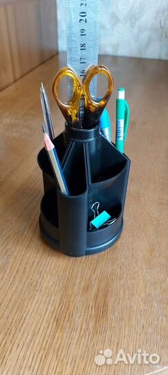Канцелярия, органайзер, ножницы, карандаши