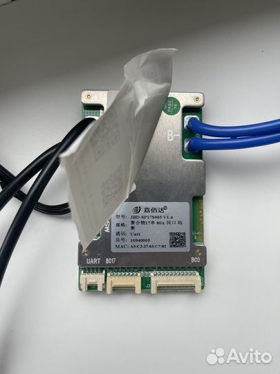 Smart bms (смарт бмс) JBD-SP17005 10-17s 80A