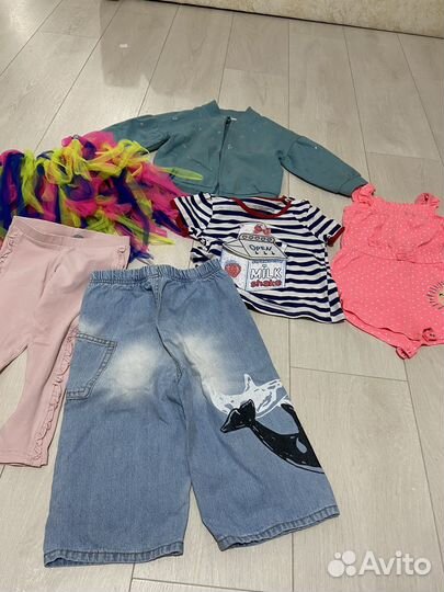 Вещи пакетом на девочку 92-98
