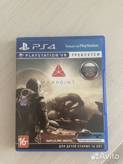 Диск farpoint ps4 vr