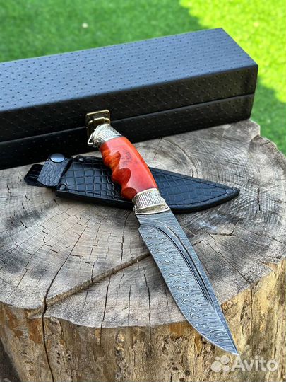 Нож крученый дамаск