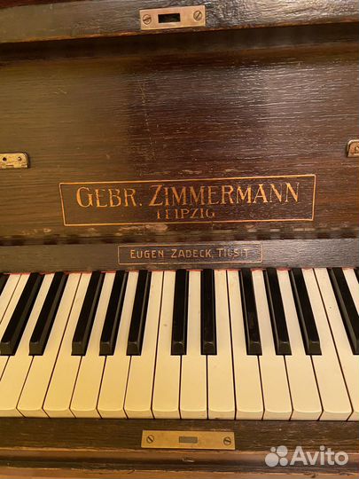 Пианино gebr. zimmermann