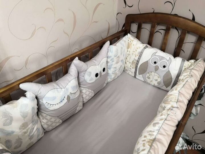 Бортики в детскую кроватку