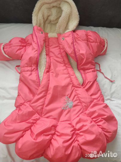 Зимний комбинезон для девочки