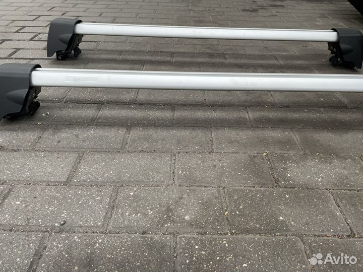 Поперечные рейлинги на крышу Фольксваген гольф плю