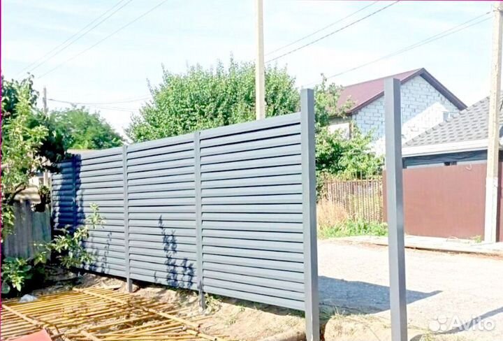 Забор жалюзи