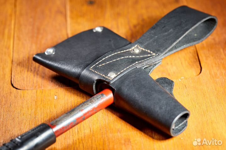 Чехол кабура на топор пожарный из натуральной кожи