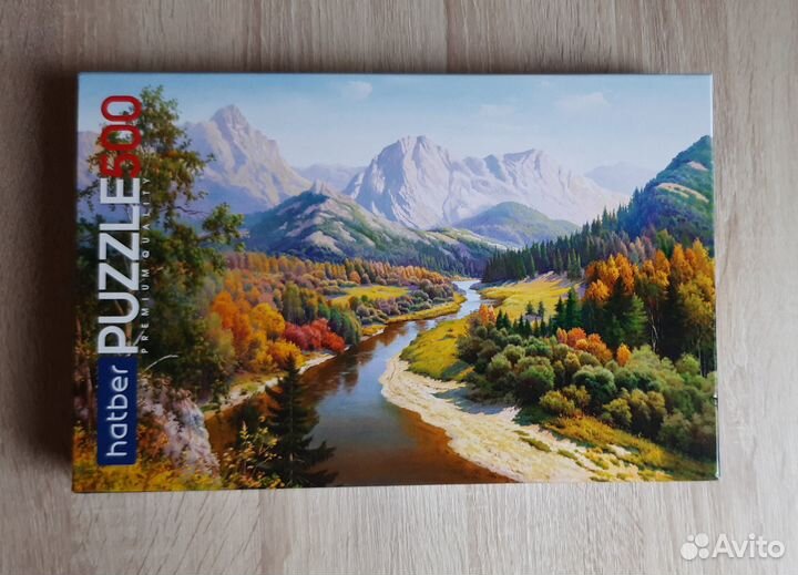 Пазл Hatber Осень в горах 500 деталей