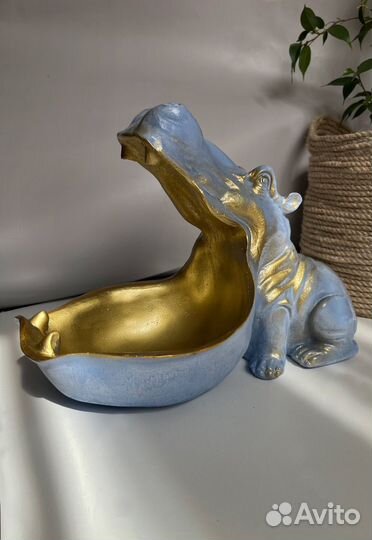 Бегемот конфетница-органайзер