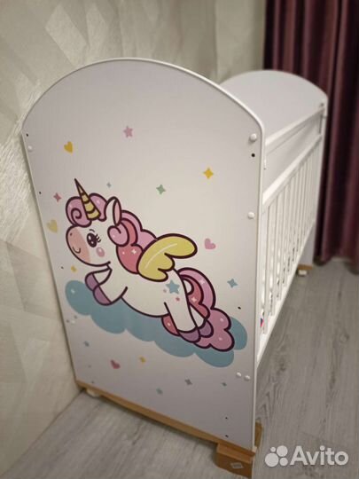 Кроватка детская + матрас новый