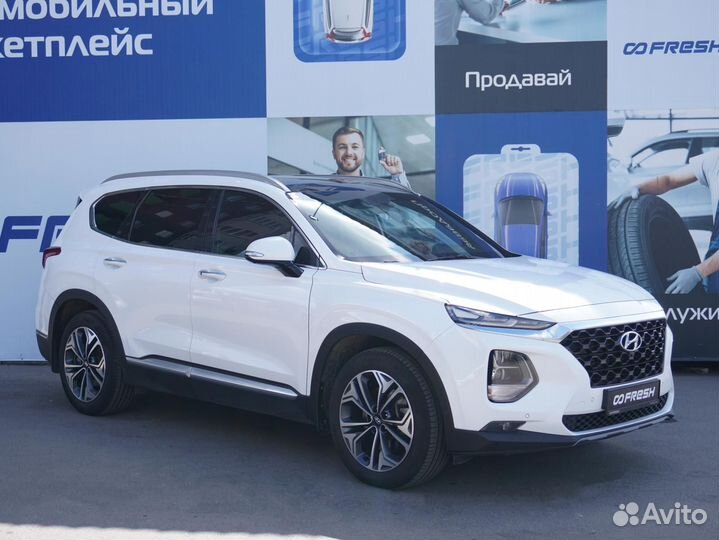 Hyundai Santa Fe 2.2 AT, 2018, 124 192 км