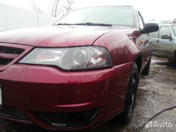 Бампер Daewoo Nexia N150 передний вишневый