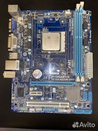 Процессор athlon 2 x4 651 с a55m