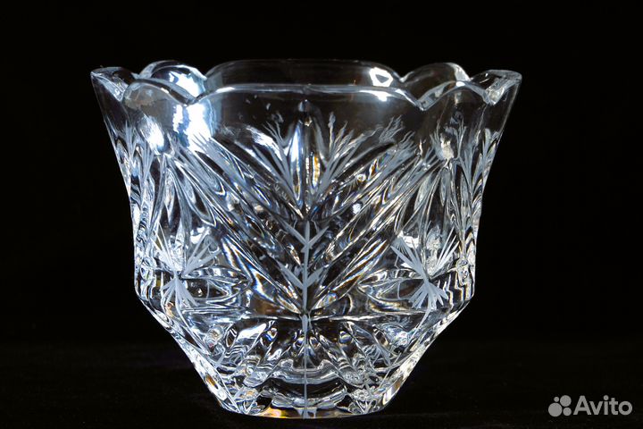 Хрусталь - ваза - салатник СССР