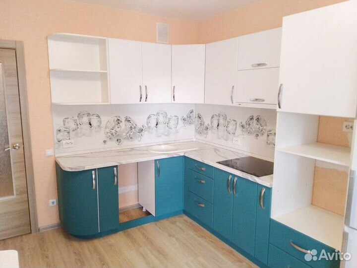 Кухонный гарнитур. Угловая кухня глянец ксп:39842