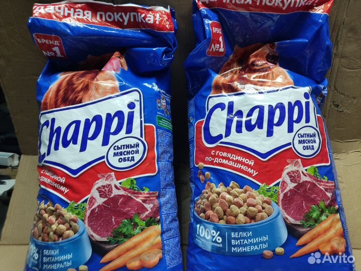 Корм для собак Chappi 15 кг