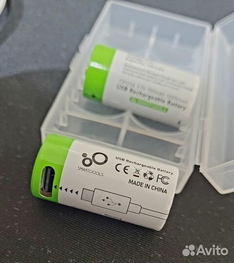 Аккумуляторы CR123A 3.7v Smartoools Type-C