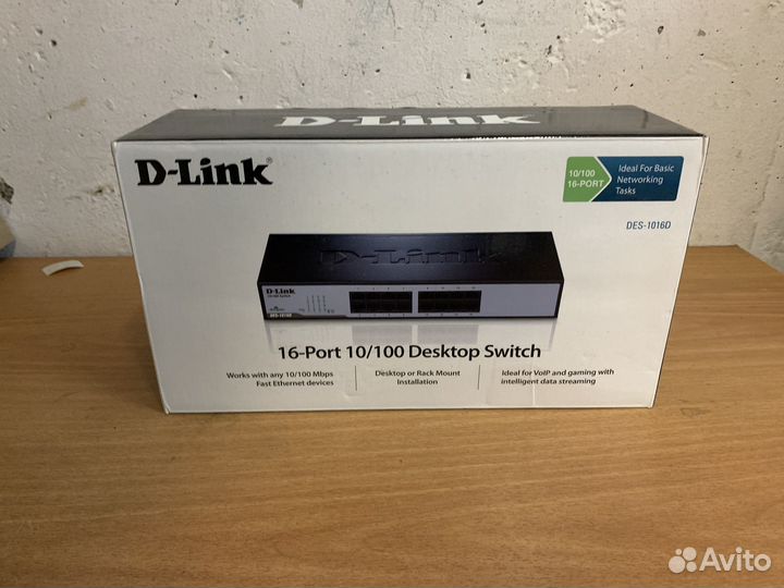 Коммутатор D-Link DES-1016D