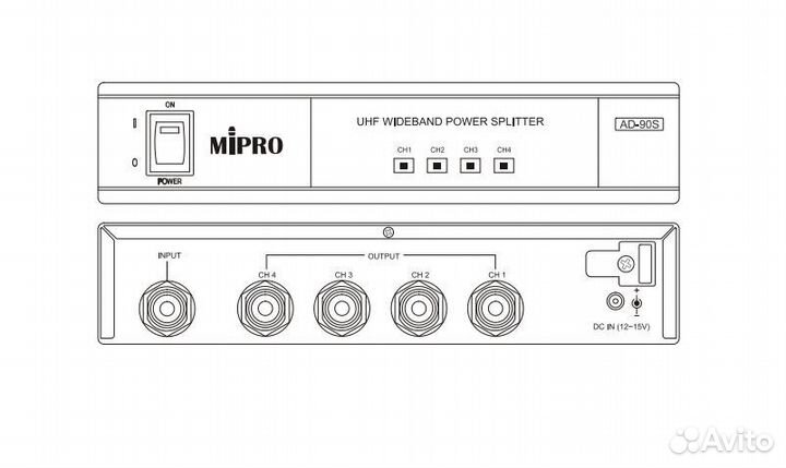 Сплиттер mipro AD-90S