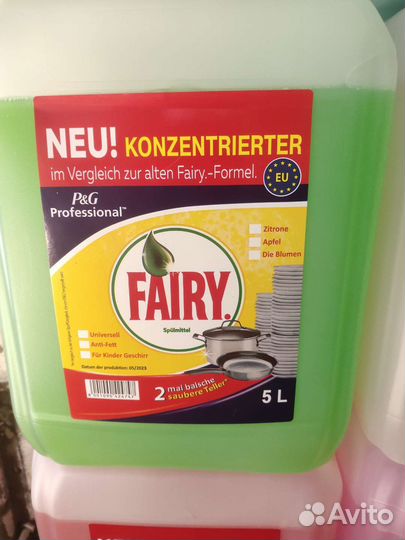 Гель для стирки(жид. порошок), жидкости бытовые 5л