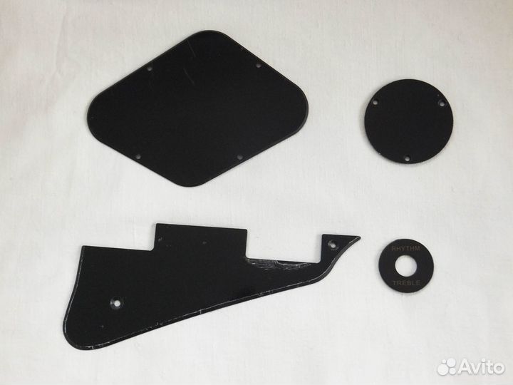 Набор пластика для гитар Les Paul чёрного цвета