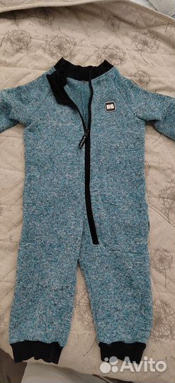 Зимний тёплый термо комбинезон 80