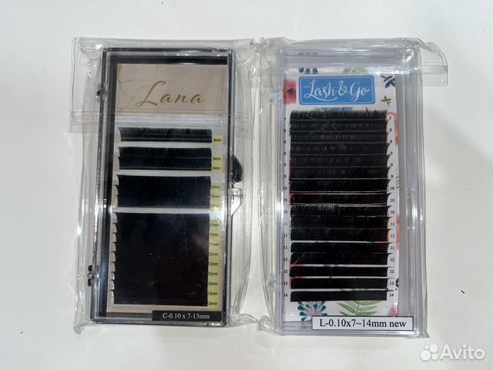 Палетки ресниц для наращивания