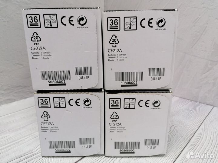 Картриджи оригинальные HP CF212A