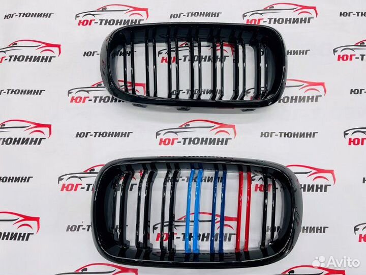 Ноздри BMW Х5 f15 в стиле Х5 М с триколором Bmw Х5