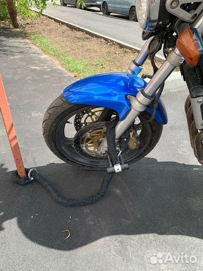 Противоугонная цепь 8 мм для мотоцикла 1,4м