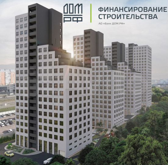 Квартира-студия, 34,6 м², 8/19 эт.
