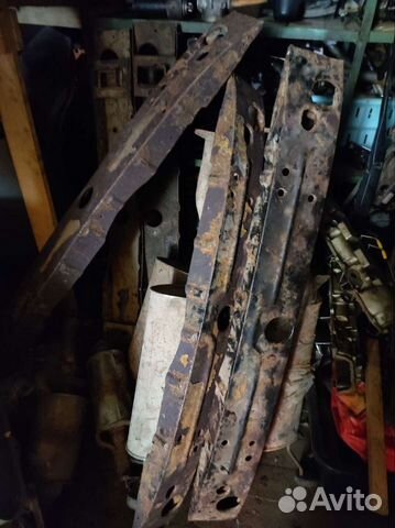 Усилитель заднего бампера Ssang Yong Kyron 05-15